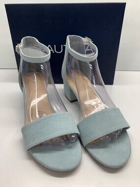 Nautica Ankle Strap Low-Chunk Pump Yona Sz. 8.5  Blue New